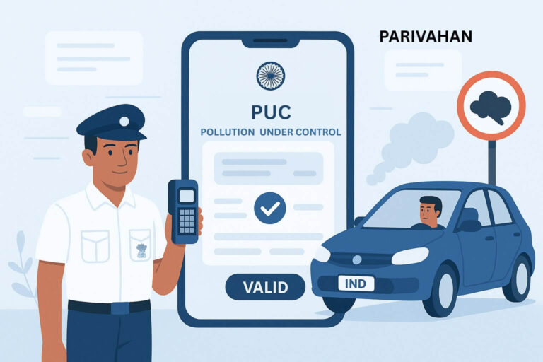 PUC - POLLUTION UNDER CONTROL CERTIFICATE